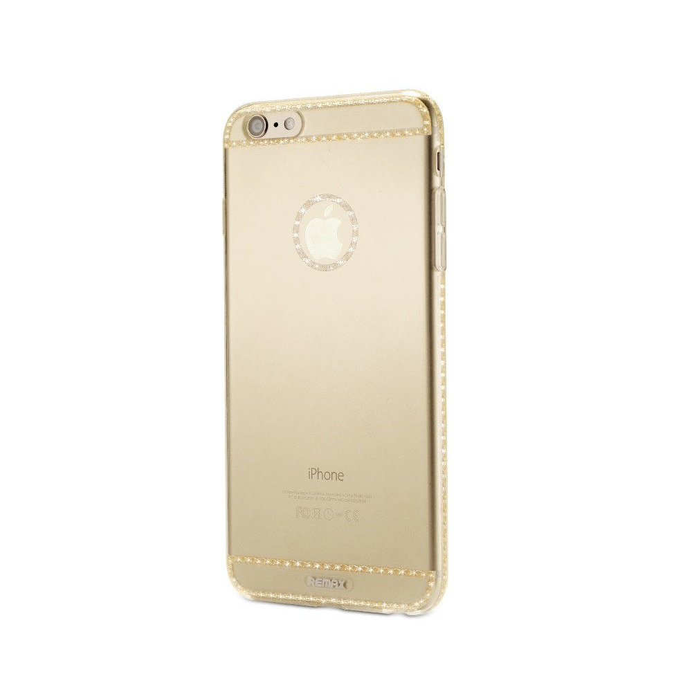 Remax Sunshine Protector for iPhone 7/8, Silicone, Slim, Gold - 51479