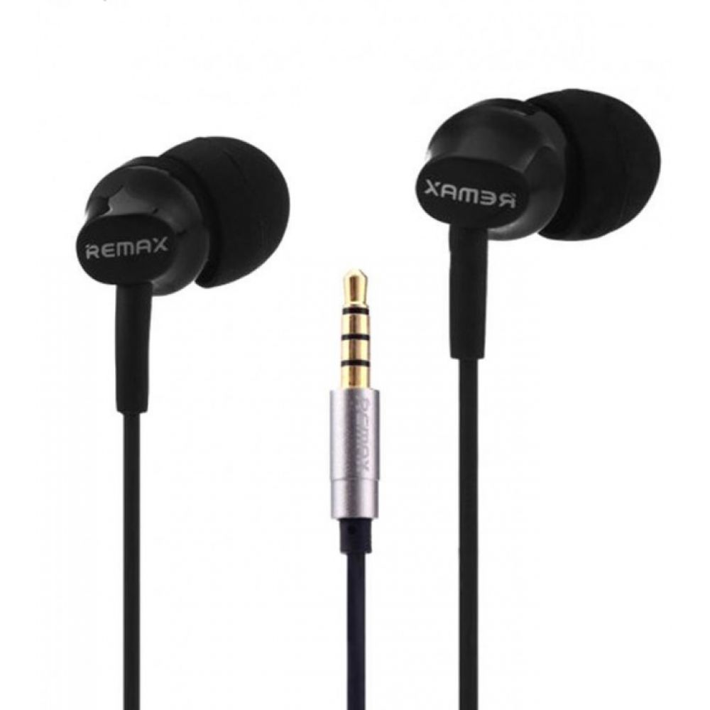 Remax RM-501 Headphones for phone with microphone, Audio, Black - 20298