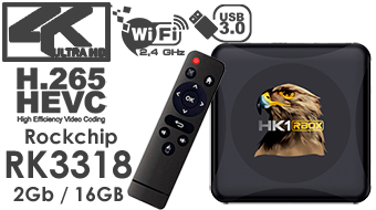 HK1 R1 mini Rockchip RK3318 2GB RAM 16GB ROM 2.4G WiFiAndroid 10.0 4K VP9 H.265 HDR10 HLG