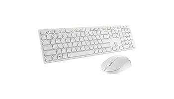 DELL 580-AKEZ-14 KM5221W  Pro Wireless Keyboard and Mouse (QWERTY) - White
