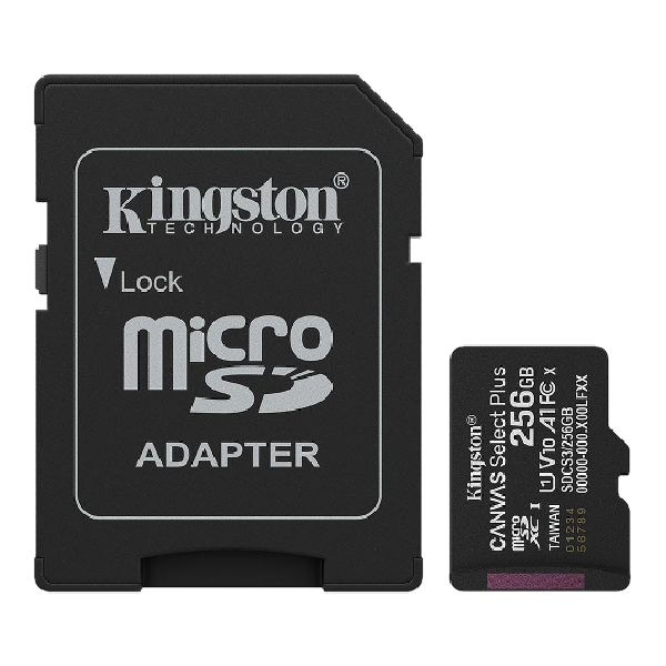 Kingston SDCS3/256GB canvas select plus, class 10, SD adapter