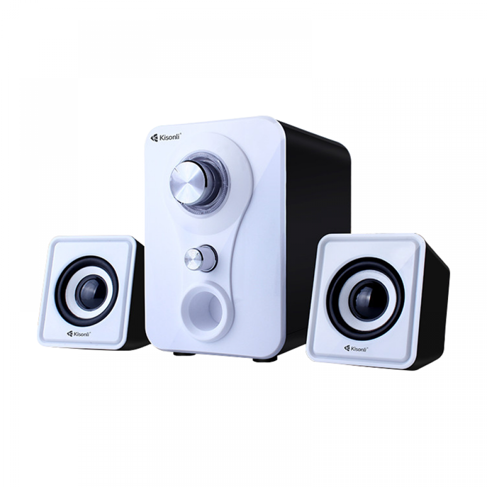 Kisonli U-2200 Speakers, 5W+3W*2, USB, Different colors - 22059