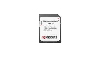 Kyocera PCL Barcode SD SD version of PCL Barcode Flash ver 3.0