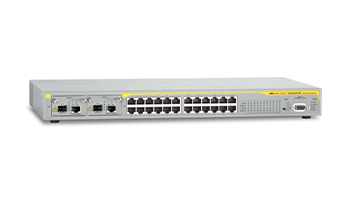 Allied Telesis AT-8624T/2M L3 switch with 24-10/100TX ports plus 2 expansion slots 
