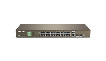 IP-Com F1026F Switch, 24×10/100Mbps, 2 Gb SFP port, unmanaged