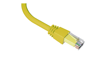 Brand-Rex Patch cable 1m, F/UTP, Cat.5e, RJ45 - RJ45, yellow GPCPCF010-666H