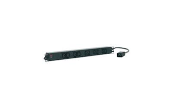 AEG PDU 6000 power strip, 19″ rack sockets, aluminum housing, 4 x C13 / 10 A status 6000007123