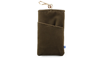 ZTE BFL-BR Phone & Tablet Case, Soft Fabric, Brown 4.3"(10.92cm)