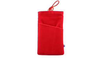 ZTE  BFL-R Phone and Tablet Case Soft Fabric, Red 4.3"(10.92cm)