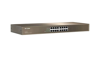 IP-Com F1016 switch, 16x10/100Mbps, 1U, 19-inch rack 