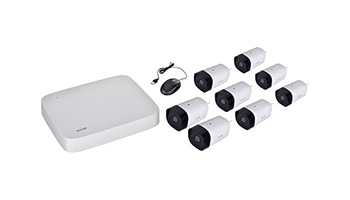 Tenda  K8P-4TR Network Camera kit, 8x 4MP bullet, 1x PoE NVR, accessories, without HDD