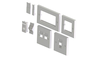 Box MMCDGBB32002 32mm Deep Double Gang Backbox (for UK style 86mm x 146mm faceplates) WHITE 