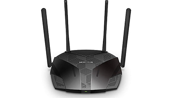 Mercusys Wireless router MR80X v.2 AX3000 Wi-Fi 6, OFDMA, 4x GbE, 4 x fixed. antennas 