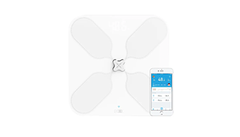 Picooc Scale S3, smart, WiFi, bluetooth, 150 kg., App, white 