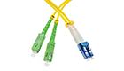 SeaMAX SMPCLCUPCSCUPC5D Optical cable 5m, LC/UPC-SC/APC, SM G652D, duplex, 2.0mm, LSZH 