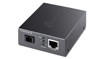 TP-LINK Converter TL-FC111A-20, 10/100Mbps RJ45 to 100Mbps SM SC fiber, 20km 