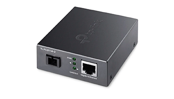 TP-LINK TL-FC311A-2 Converter, 1GbE RJ45 to Gigabit SM SC, Rx1310/ Tx1550nm 