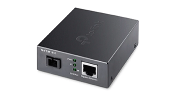 TP-LINK TL-FC311B-2 Converter, 1GbE RJ45 to Gigabit SM SC, Tx1310/ Rx1550nm 