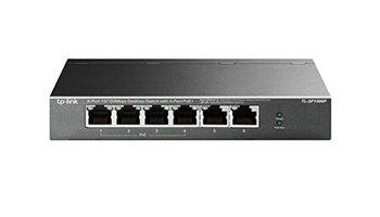 TP-LINK Switch TL-SF1006P, v.3 6x 10/100M, 4 x PoE+ 67W, unmanaged, metal 