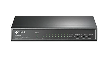 TP-LINK Switch TL-SF1009P, v.4 9x 10/100M, 8 x PoE+ 65W, unmanaged, metal 