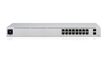 Ubiquiti Switch USW-16-POE, 8x Gbit PoE+, 8x GBit, 1xSFP slot, managed, 42W 
