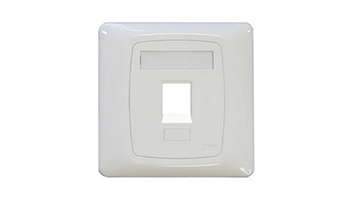 3M Front panel VOL-CHUK-1K, 86×86, for 1x RJ45 inserts, white XF003849205