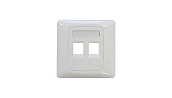 3M Front panel VOL-CHUK-2K, 86×86, for 2x RJ45 inserts, white XF003849213