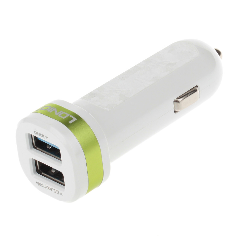 LDNIO DL-C21 DC12-24V 5V/2,1A, Universal Car charger, 2 x USB - 14277 