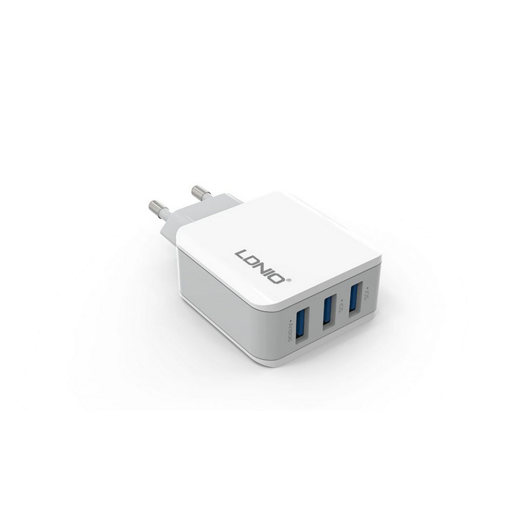 LDNIO A3301, 5V 3.1A, Universal Network charger,3xUSB, without cable, White - 14369 