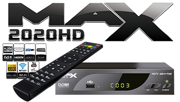 MAX T2020HD DVB-T2 MPEG4 FULL HD TERRESTRIAL & IPTV(Youtube....)