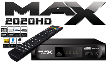 MAX T2 H.265 DVB-T2 HEVC MPEG4 FULL HD TERRESTRIAL