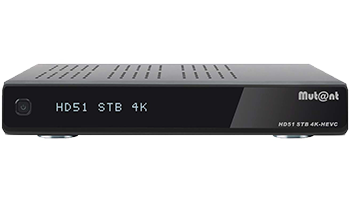 Mut@nt Digital ULTRA HD HD51 2160p 4K-BOX E2 Linux Receiver