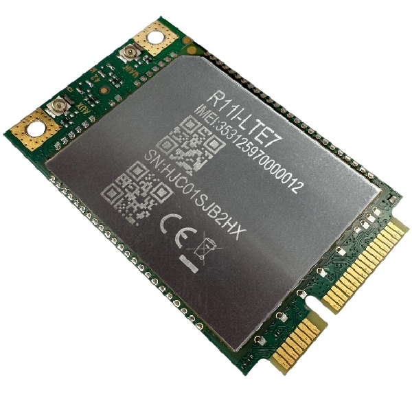 MikroTik R11E-LTE7 MiniPCI-e 3G/4G/LTE Card (300 Mbps)