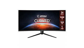 MSI OPTIX MAG342CQR GAMING Monitor OPTIX MAG342CQR 34" VA Curved 1500R UWQHD 3440x1440@144Hz