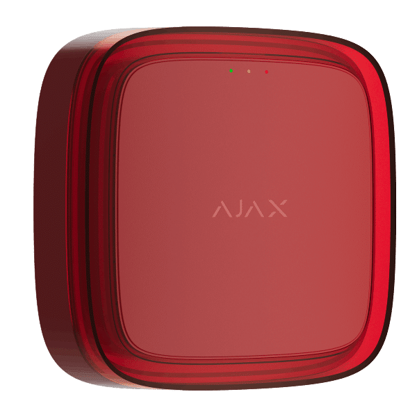Ajax 118607.277.RD1 EN54 FireProtect VAD Jeweller Wireless Visual Alarm Device Red