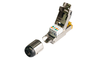 NIKOMAX NMC-RJ88SI2-NT-MT Connector RJ45/8P8C for twisted pair, Cat.8 (Class I), tool-less, shielded