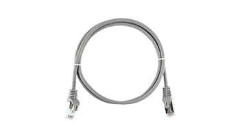 NIKOMAX NMC-PC4SD55B-ES-010-C-GY Essential Series Patch cord, shielded, category 5e, LSZH, 1m