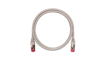 NIKOMAX NMC-PC4SA55B-020-C-RD Patch cord, shielded, category 6A, LSZH, 2 m, 7 color options