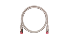 NIKOMAX NMC-PC4SA55B-050-C-RD Patch cord, shielded, category 6A, LSZH, 5 m, 7 color options
