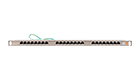 NIKOMAX NMC-RP24SE2-HU-MT Shielded patch panel, 24 ports, 19 ", 0.5U, Category 6