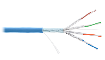 NIKOMAX NKL 4355C-IB F/FTP cable, 4 pairs, Cat.6A, 23 AWG, Indoor, LSZH, 500 M
