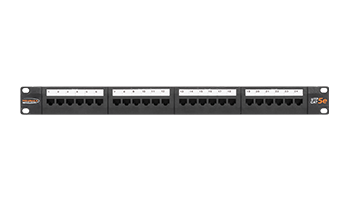 NIKOMAX NMC-RP24UD2-1U-BK Unshielded patch panel, 24 ports, 19 ", 1U, Category 5e