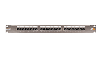 NIKOMAX NMC-RP24SD2-1U-MT Shielded patch panel, 24 ports, 19 ", 1U, Category 5e