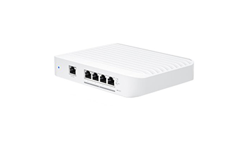 UBIQUITI USW-FLEX-XG UniFI switch with (4) 10GbE RJ45 ports and (1) GbE