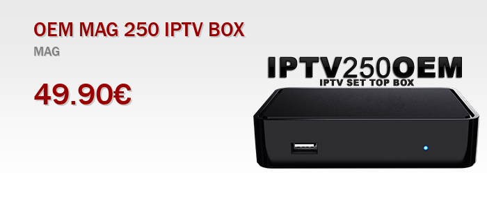 OEM MAG 250 IPTV BOX 
