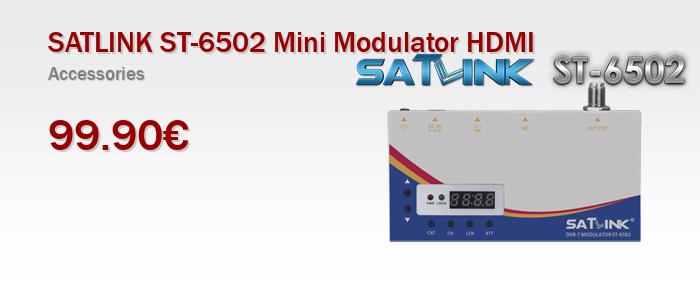 SATLINK ST-6502 Mini Modulator HDMI