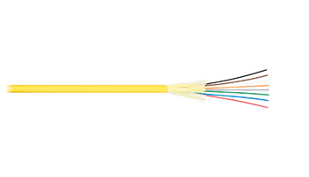 ΝΙΚΟΜΑΧ NKL-F-008S9K-00C-YL Fiber-Optic Cable, Single Mode 9/125μm, OS2, Distribution, indoor, with 