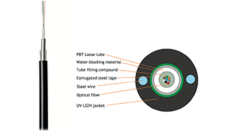 ΝΙΚΟΜΑΧ NKL-F-008S2T-01C-BK Fiber-Optic Cable, SingleMode 9/125μm OS2 or Multimode 50/125, Uni Loose
