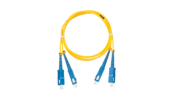 NIKOMAX NMF-PC2S2C2-SCU-SCU-001 Fiber Optic Patch Cord, SM 9/125, SC/UPC-SC/UPC, LSZH, Duplex