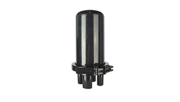 NIKOMAX NMF-SC-4V-48-4HS Splice Closure, 48 fibers, 3 round & 1 oval port, with 4 pcs. of splice tra